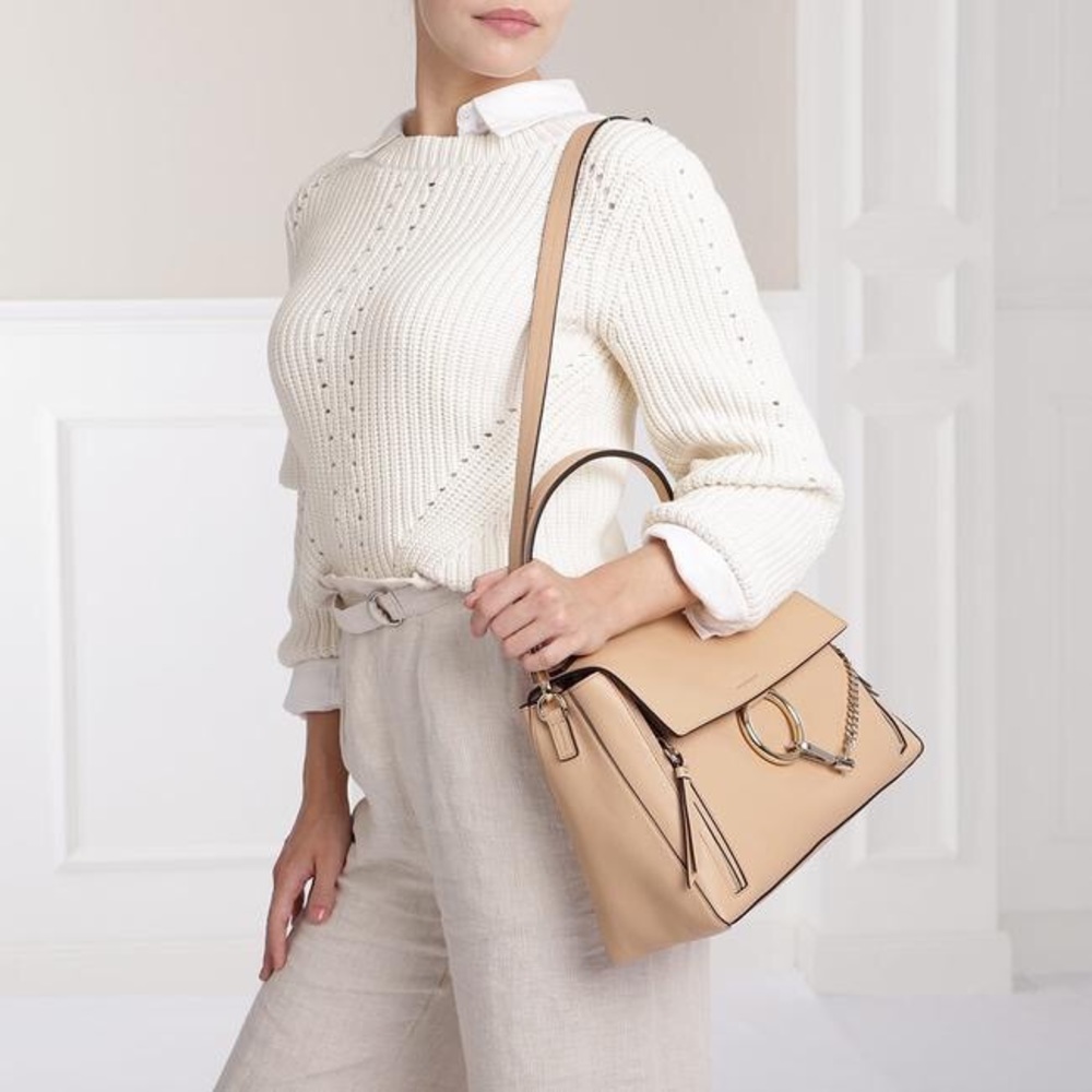 Chloé Medium Faye Bag -  Blush Nude